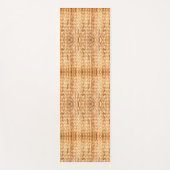 rustig tropisch strand woven wicker yogamat (Voorkant)