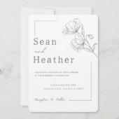 RUSTIG! Uitnodiging voor bruiloft - Voeg je eigen  (Voorkant)