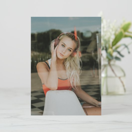 RUSTIG! Uitnodigingen - Gepersonaliseerd - Voeg uw (Staand voorkant)