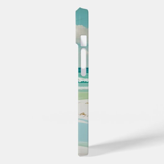 rustig Uitzicht aan de kust Case-Mate iPhone Case (Achterkant / Links)