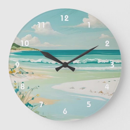 rustig Uitzicht aan de kust Grote Klok (Voorkant)