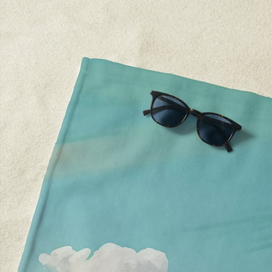 rustig Uitzicht aan de kust Strandlaken (In situ)