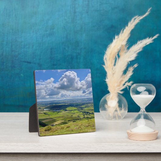 Rustig uitzicht vanaf Pendle Hill... Fotoplaat (Insitu)