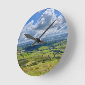 Rustig uitzicht vanaf Pendle Hill... Ronde Klok (Hoek)