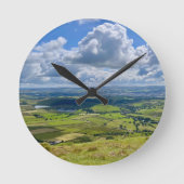 Rustig uitzicht vanaf Pendle Hill... Ronde Klok (Voorkant)