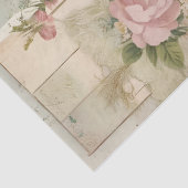 Rustig Vintage Roos Decoupage Tissuepapier (Detail)