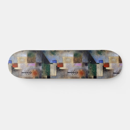 Rustig voor bomen Expressionistisch skateboard (Horizontaal)