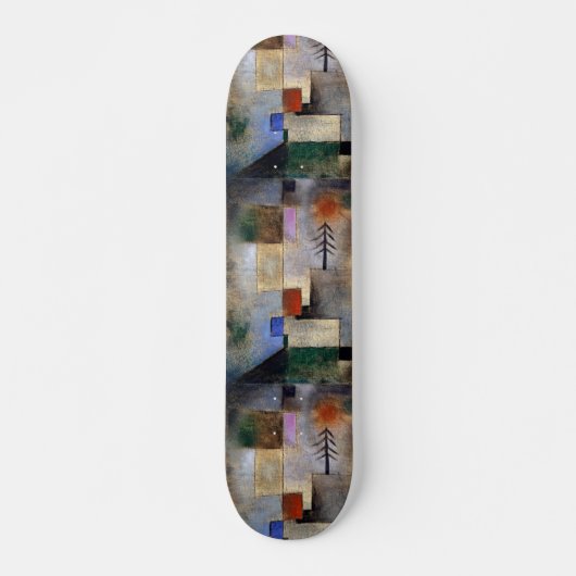 Rustig voor bomen Expressionistisch skateboard (Voorkant)