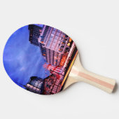 Rustig voor de nacht tafeltennisbatje (Zijkant)