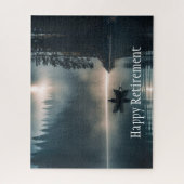 Rustig Vreedzaam Lake Pensioen Verjaardag Legpuzzel (Verticaal)
