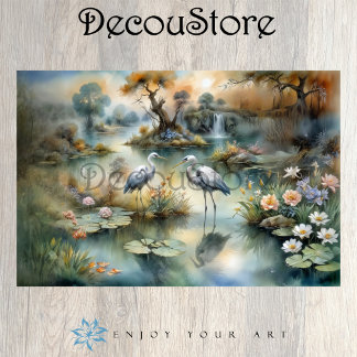 Rustig Water Decoupage Tissuepapier