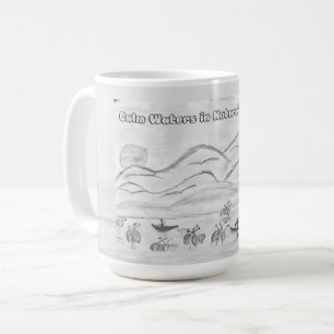 'Rustig Water in de Armen van de Natuur' Mok