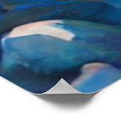Rustig Water: Mt. Fuji's Weerspiegeling Poster (Hoek)