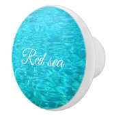 Rustig water van rood zee keramische knop (Rechts)