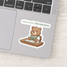 Rustig Werk Krachtige Resultaten Sticker – Gezelli