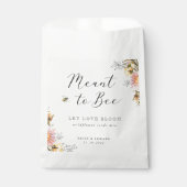 Rustig Wildbloem Vloeiend voor bijenbloemzaad Bedankzakje (Voorkant)