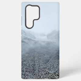Rustig wit winterlandschap Samsung Hoesje Samsung Galaxy Hoesje