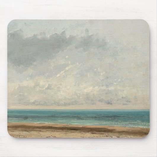 Rustig Zee - Gustave Courbet Muismat (Voorkant)