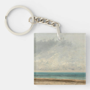 Rustig Zee - Gustave Courbet Sleutelhanger