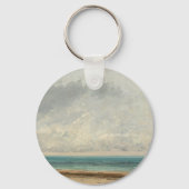 Rustig Zee - Gustave Courbet Sleutelhanger (Voorkant)