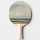 Rustig Zee - Gustave Courbet Tafeltennisbatje (Voorkant)
