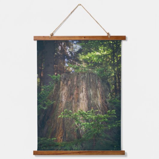 Rustig zomerbos hangend wandkleed (Voorkant)