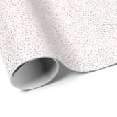 Rustig zwart-wit punt raster cadeaupapier (Rol Hoek)