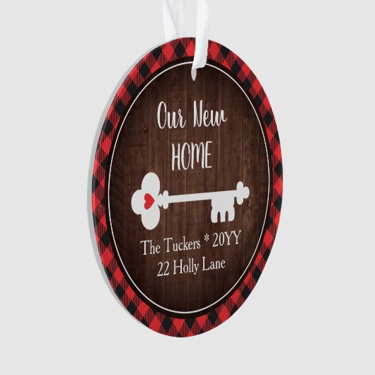 Rustige 1e Kerstmis - Nieuwe EP-sleutelfoto Ornament (voorkant)