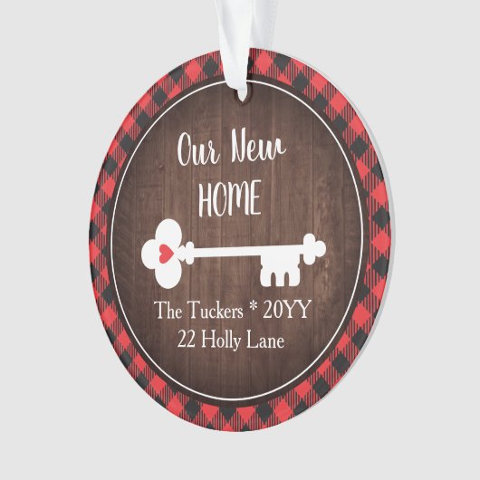 Rustige 1e Kerstmis - Nieuwe EP-sleutelfoto Ornament (voorkant)