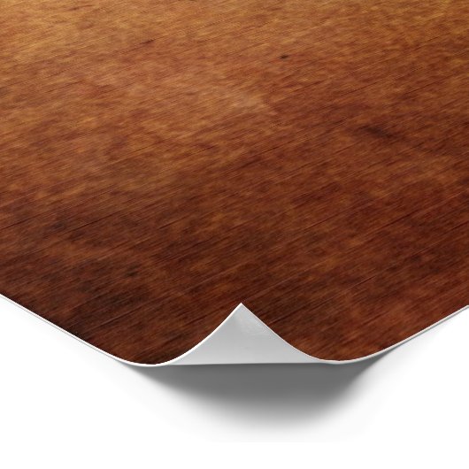 Rustige 3D-Wereldkaart over het parchuplict Poster (Hoek)