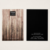 Rustige, aangepaste logo-oorenkaart visitekaartje (Voorkant /achterkant)