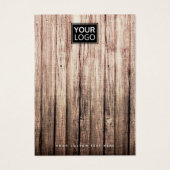 Rustige, aangepaste logo-oorenkaart visitekaartje (Voorkant)