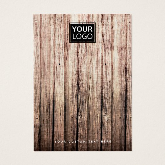 Rustige, aangepaste logo-oorenkaart visitekaartje (Voorkant)