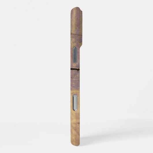 Rustige Aangepaste naam Natuurlijke Cedar Wood Fot iPhone Hoesje (Rechterkant)