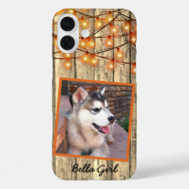 Rustige aangepaste vierkante foto Alaskan Malamute iPhone 16 Plus Hoesje