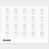 Rustige Aardbei Cupcake Ingredienten Product Vierkante Sticker (Vel)
