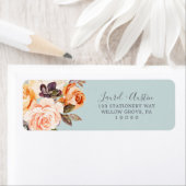 Rustige Aarde | Mint Return Address Label (Insitu)