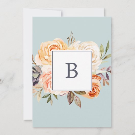 Rustige Aarde | Munt de bruiloft van Kaart (Achterkant)