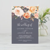 Rustige Aarde | Paarse weddenschap van Kaart (Staand voorkant)