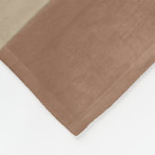 Rustige Aarde Tone Wood Nautical ⚓ Stripes & Ancho Fleece Deken (Hoek)