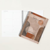 RUSTIGE AARDSE RETRO VORMEN STIJL PLANNER (Display)