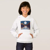 Rustige Abstracte bosmonreflectie (Voorkant volledig)