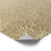 Rustige Abstracte Bourgogne Twin Poppies Flower Poster (Hoek)