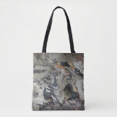 Rustige Abstracte driftwood fotobediende Tote Bag (Voorkant)