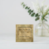 Rustige achtergrond Uitgebreide uitsteeksels Vierkante Visitekaartje (Staand voorkant)