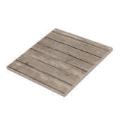 Rustige achtergrond van hout - Voeg uw eigen aange Tegeltje (Zijkant)