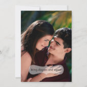 Rustige achtertuin Bier en luidere babyBoy Shower Kaart (Achterkant)