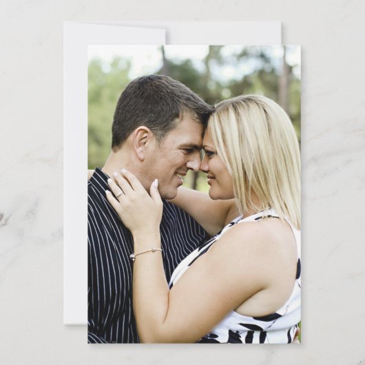 Rustige achtertuin mason jar Spring Engagement Par Kaart (Achterkant)