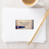 Rustige Adresetiketten voor houten lucifers Etiket (Insitu)