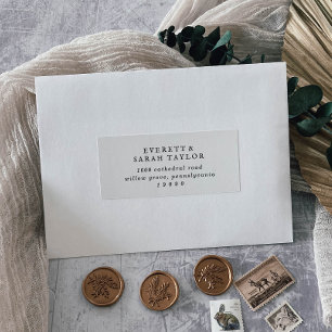 Rustige Adresetiketten voor weddenschappen met scr Sticker